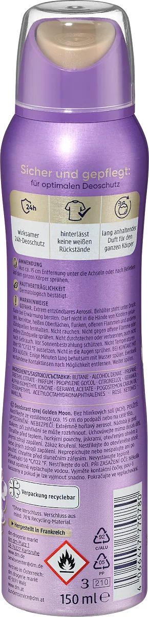 B & H | Balea Golden Moon Perfumed Deodorant Balea Golden Moon Perfumed Deodorant - Image 2