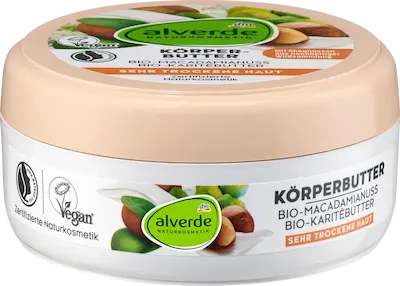 B & H | Alverde Macadamia & Shea Body Butter Alverde Macadamia & Shea Body Butter - Image 2